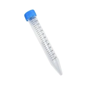 Tubo de Centrifugação 15ml Tipo Falcon Estéril Fundo Cônico Embalagem Individual 50 Unidades