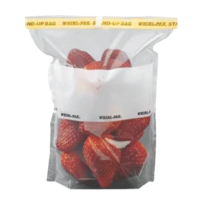 Bolsa (saco) para Coleta 710ml Estéril com Área para Escrita e Tiossulfato de Sódio Stand-up Cx 500u