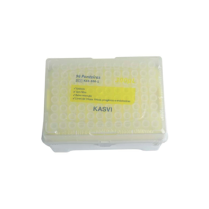 Ponteira 1-300ul sem Filtro Baixa Retenção Rack 96 Und